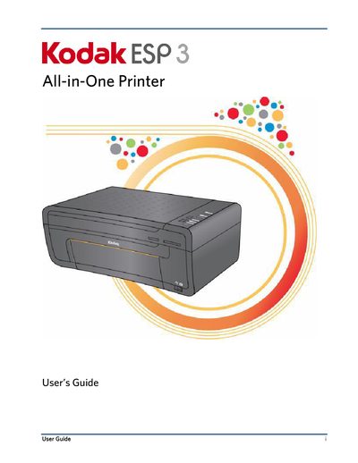 Kodak ESP·3 All-in-One User's Guide