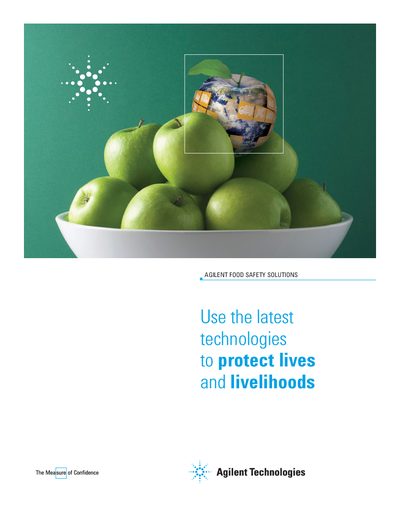 Agilent Food Safety Solutions Brochure - cover page