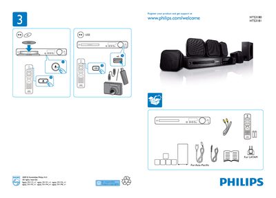 Philips HTS3180 User Manual - cover page
