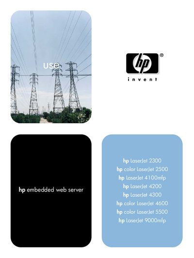 HP Embedded Web Server User Guide - cover page