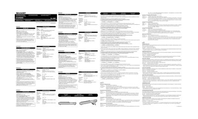 Sharp EL-338F Electronic Calculator User Manual - cover page