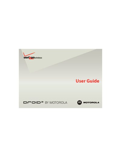 Motorola Droid2 User Manual