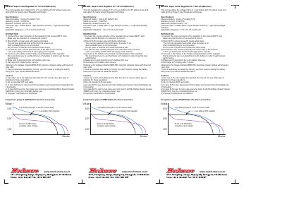 Muchmore MR-SLR Super Linear Regulator User Manual - cover page