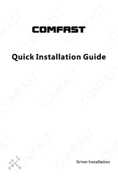 COMFAST CF-AX210 CP Wireless Adapter Quick Installation Guide