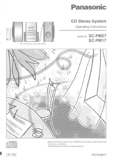 Panasonic SC-PM27 SC-PM17 User Manual - cover page