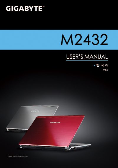 Gigabyte M2432 User Manual - cover page