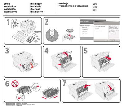 Lexmark Installation Guide - cover page