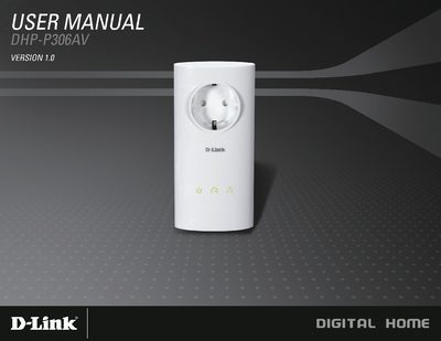 D-Link DHP-P306AV User Manual - cover page