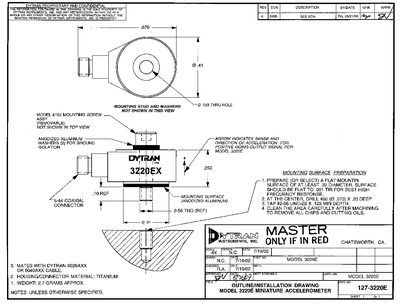 DYTRAN 3220EX handbook - cover page