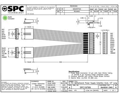 SPC SPC19799 Data Sheet - cover page
