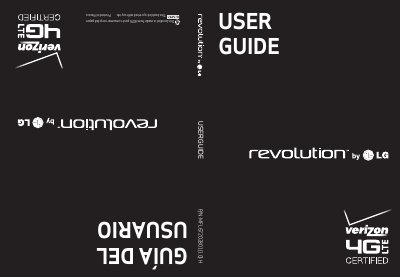 LG Revolution MFL67202801 User Manual - cover page