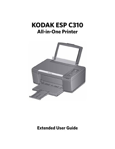Kodak ESP C310 All-in-One Printer User Guide