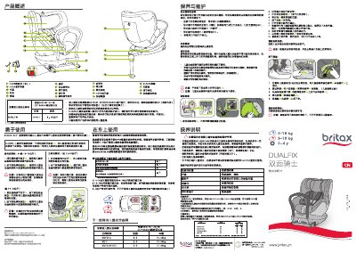 Britax DUALRX Child Safety Seat User Manual