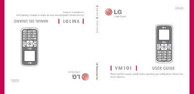 LG VM101 User Manual - cover page