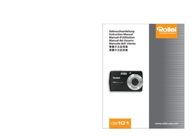 Rollei da101 User Manual - cover page