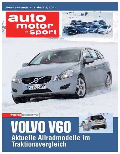 Volvo V60 All-Wheel Drive Comparison - cover page