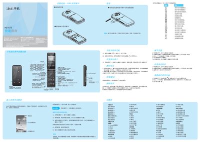 Haier HG-X73 Phone Quick Start Guide - cover page