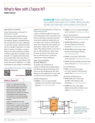 Linear Technology LTspice IV User Guide - cover page
