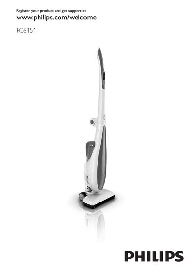 Philips FC6151 Vertical Vacuum Cleaner User Manual - cover page