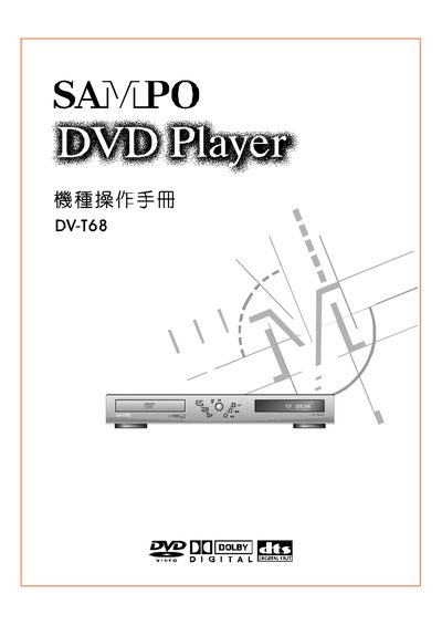 Sampo DV-T68 DVD Player User Manual - cover page
