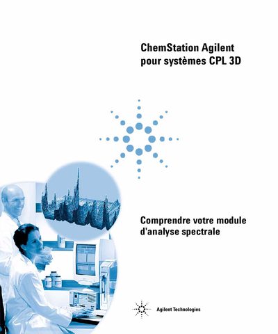 Agilent ChemStation Agilent pour syst&egrave;mes CPL 3D Comprendre votre module d analyse spectrale Manual - cover page