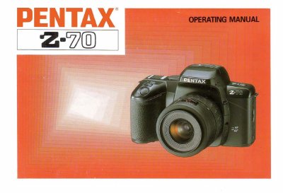 Pentax Z-70 Camera User Manual - cover page