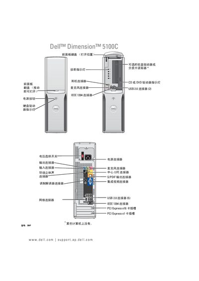 Dell Dimension 5100C User Manual - cover page