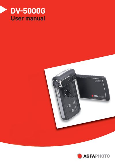 AgfaPhoto DV-5000G User Manual - cover page