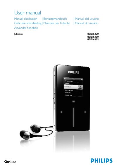 Philips HDD6320/30/35 User Manual - cover page