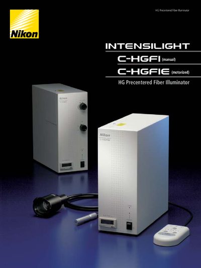 Nikon C-HGF1/HGFIE User Manual - cover page
