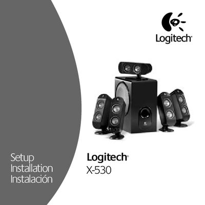 Logitech X-530 Service Manual - cover page