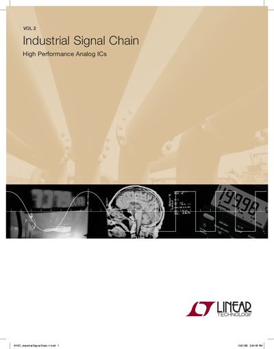 Linear Technology Industrial Signal Chain High Performance Analog ICs Brochure - cover page