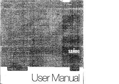 SAMPO micro computer Thermos Manual - cover page
