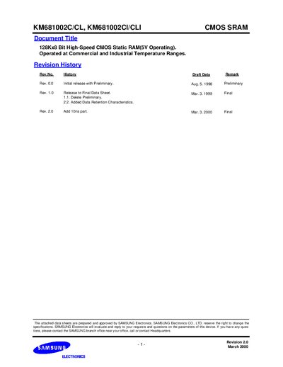 samsung KM681002C/CL KM681002CI/CLI handbook - cover page