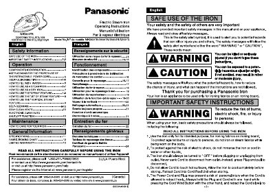 Panasonic NIS200TS-MUL Manual - cover page