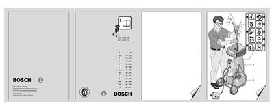 Bosch AXT 1600 HP and AXT 2000 HP Shredder User Manual - cover page