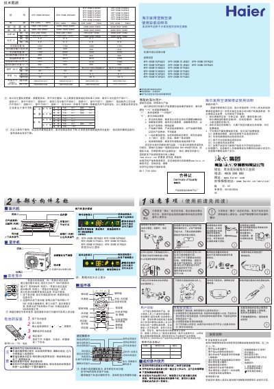 Haier KFR-26GW/02PAQ22 & KFR-35GW/02PAQ22 Installation Manual - cover page