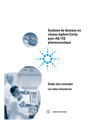 Agilent Cerity for AQ/CQ Pharmaceutical Concepts Guide - cover page