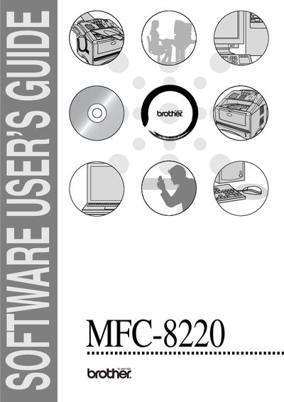 Brother MFC-8220 Software User Guide - cover page