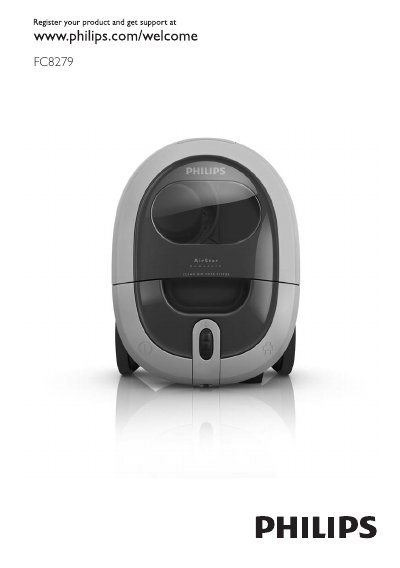 Philips FC8279 Vacuum Cleaner User Manual - cover page