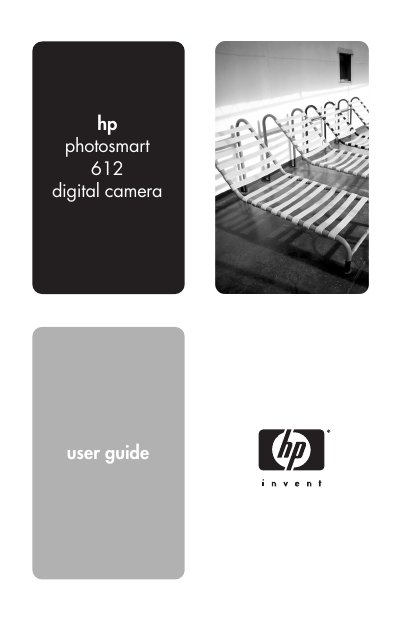 HP Photosmart 612 Digital Camera User Guide - cover page