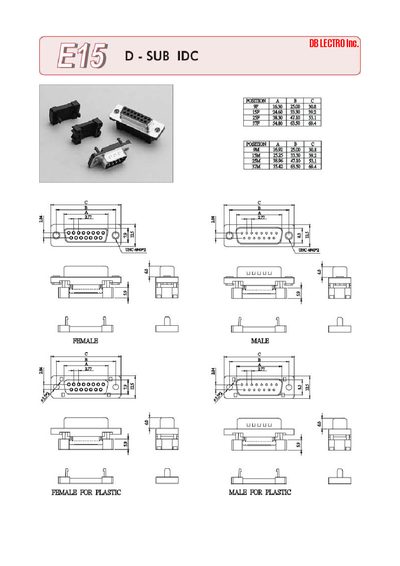 Lectro E15 Specifications Manual - cover page