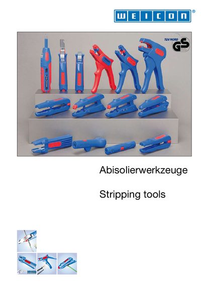 WEICON Stripping Tools Product Leaflet - cover page