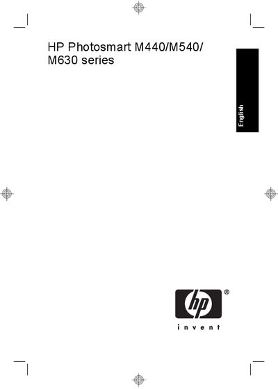 HP Photosmart M440/M540/M630 Quick Start Guide