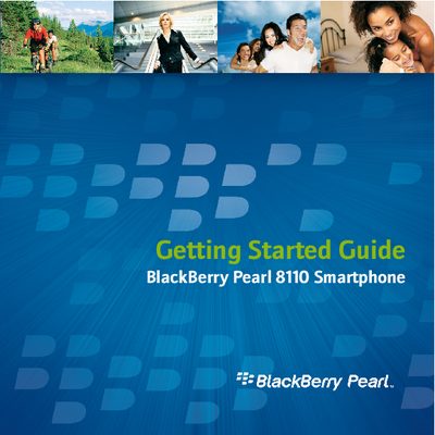 BlackBerry Pearl 8110 Smartphone User Guide - cover page