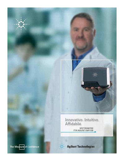 Agilent Cary 630 FTIR Spectrometer Product Brochure - cover page