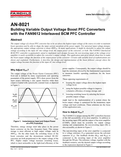 FAIRCHILD AN-8021 Manual - cover page
