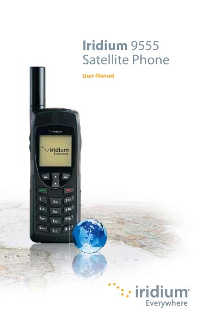Iridium 9555 Satellite Phone User Manual - cover page
