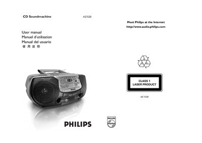Philips AZ1220 CD Soundmachine User Manual - cover page