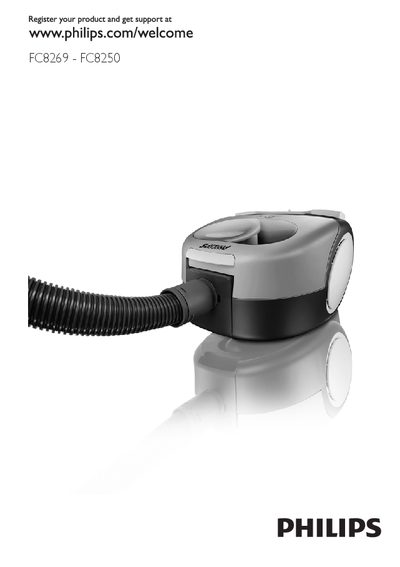 Philips FC8269-FC8250 Vacuum Cleaner User Manual